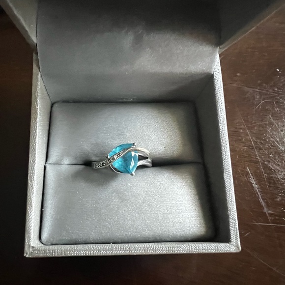 Blue stone ring - Picture 1 of 3